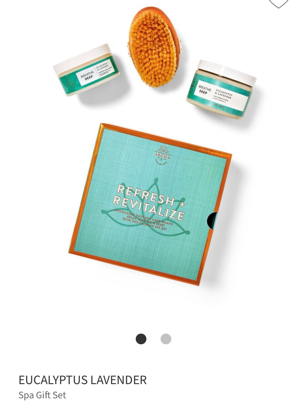Bath & Body Works Aromatherapy
Eucalyptus Lavender Spa Box NIB